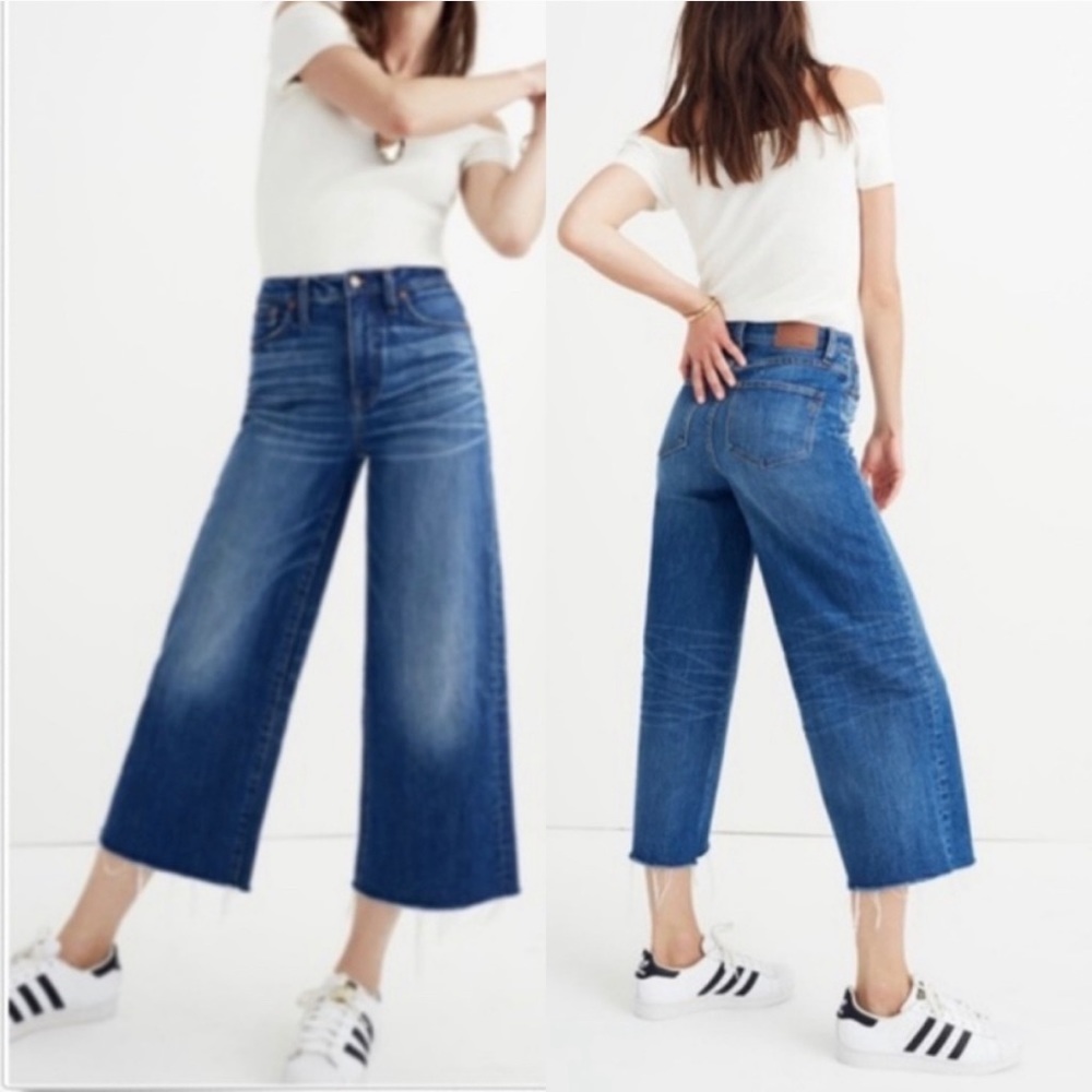 Madewell Wide Leg Crop Jeans | Size 29
